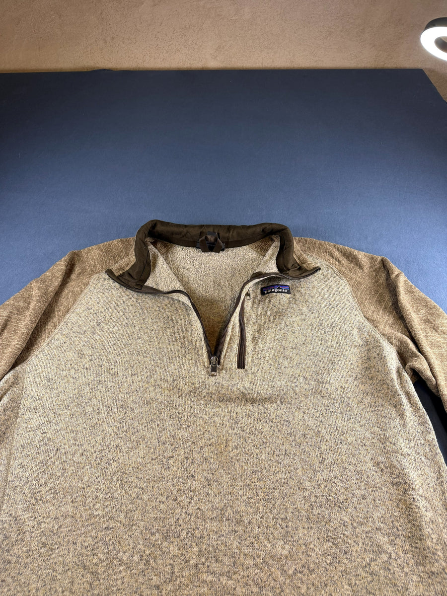 Patagonia Better Sweater trui beige gemêleerd heren maat XL pullover gebreid