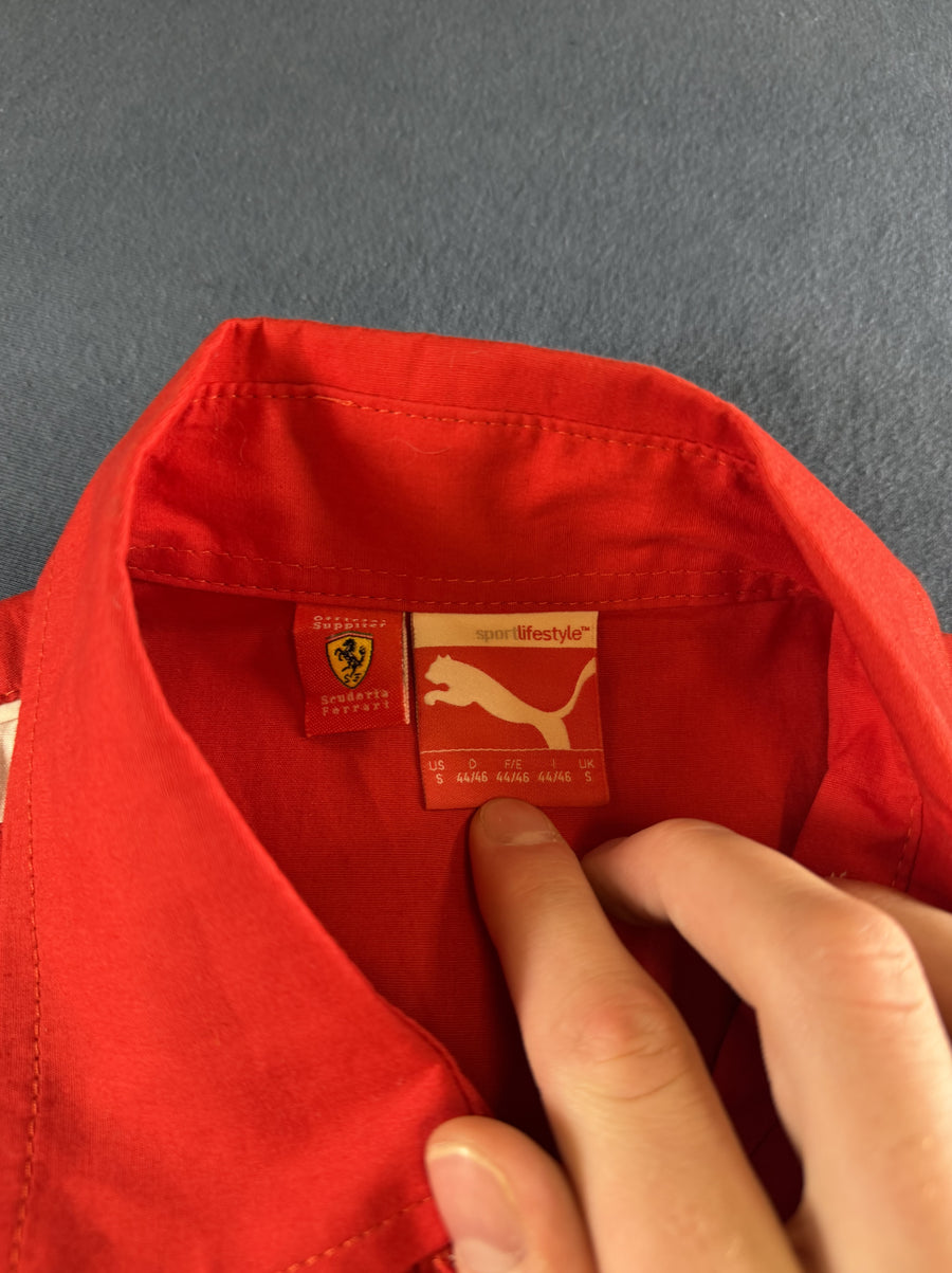 Rood Puma shirt met Scuderia Ferrari-logo (sportshirt / voetbalshirt, maat S)