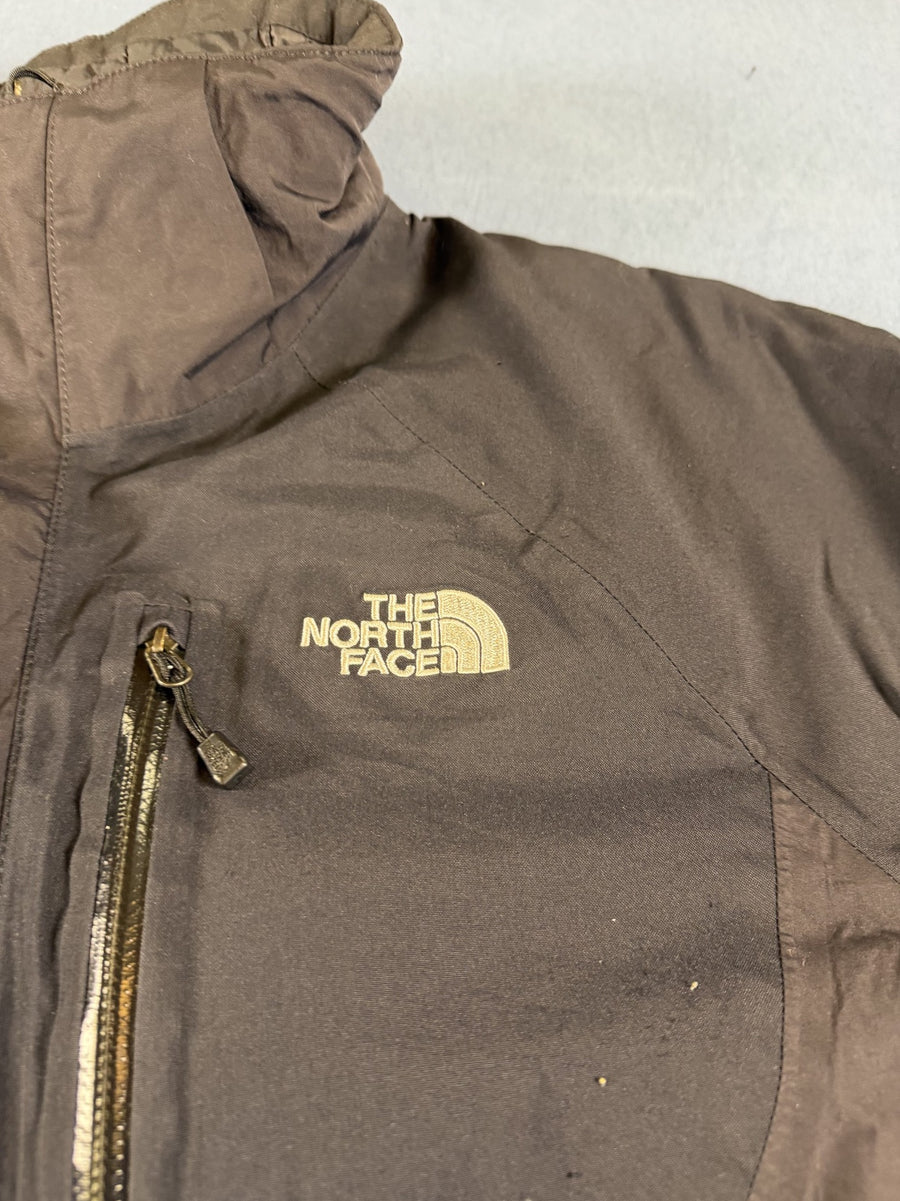 Zwarte The North Face HyVent jas heren maat M (gewatteerde winterjas / outdoorjas)