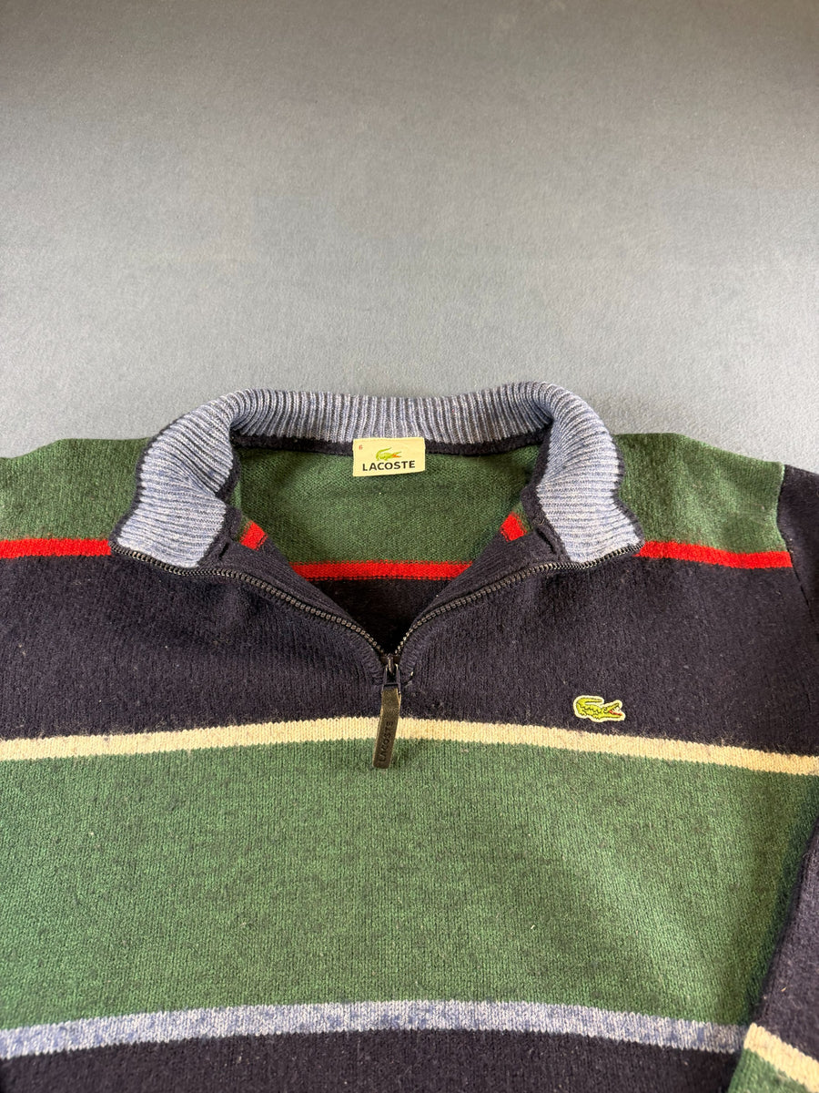 Lacoste Trui groen gestreept