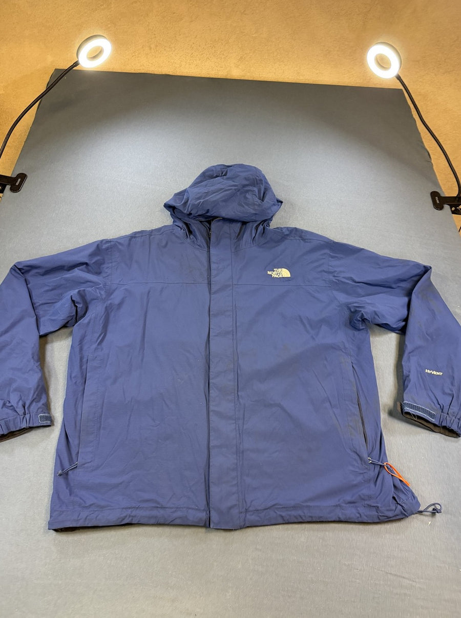 Blauwe The North Face shelljas (regenjas / windjack), maat XL