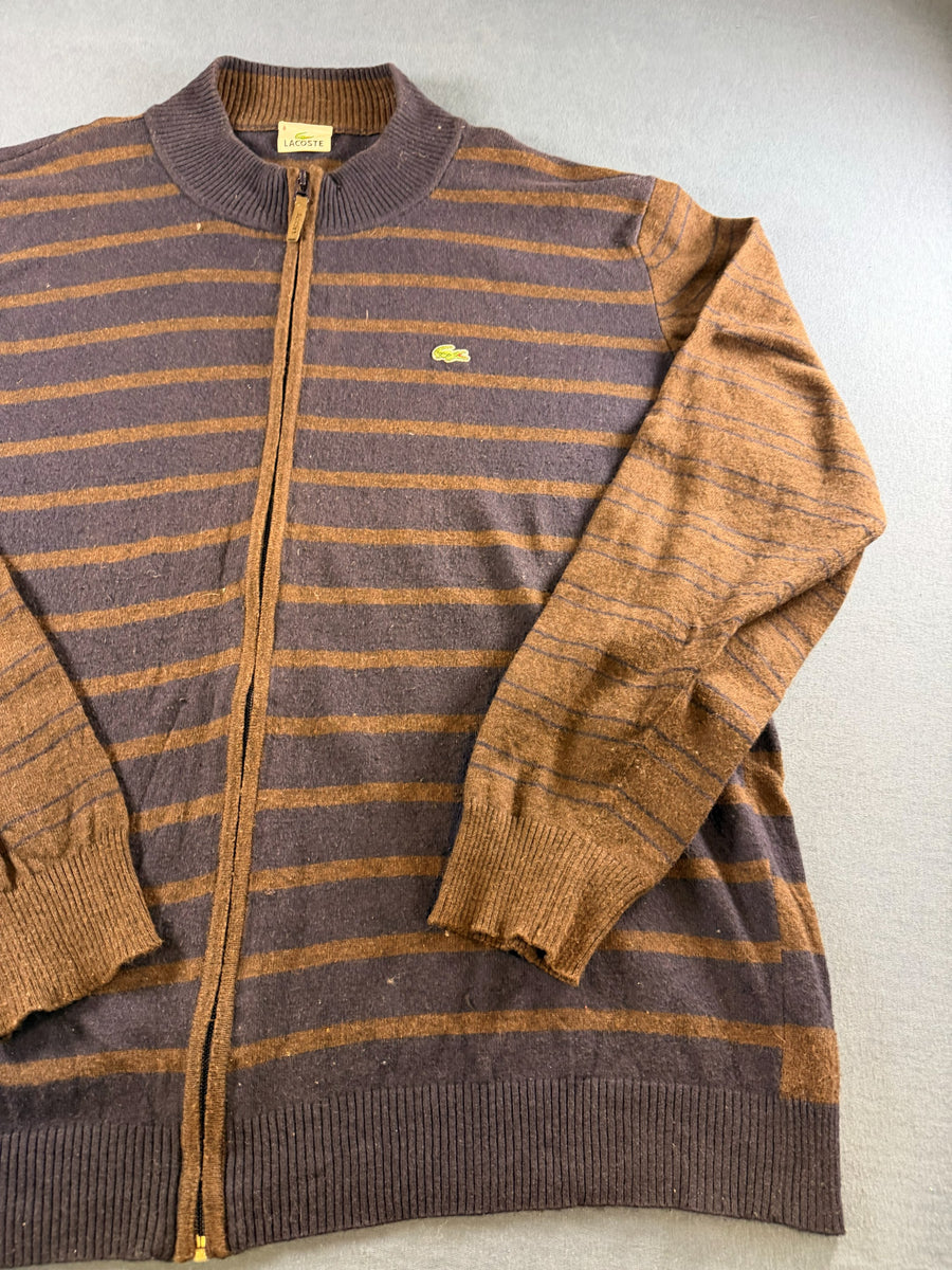 Lacoste Vest bruin gestreept