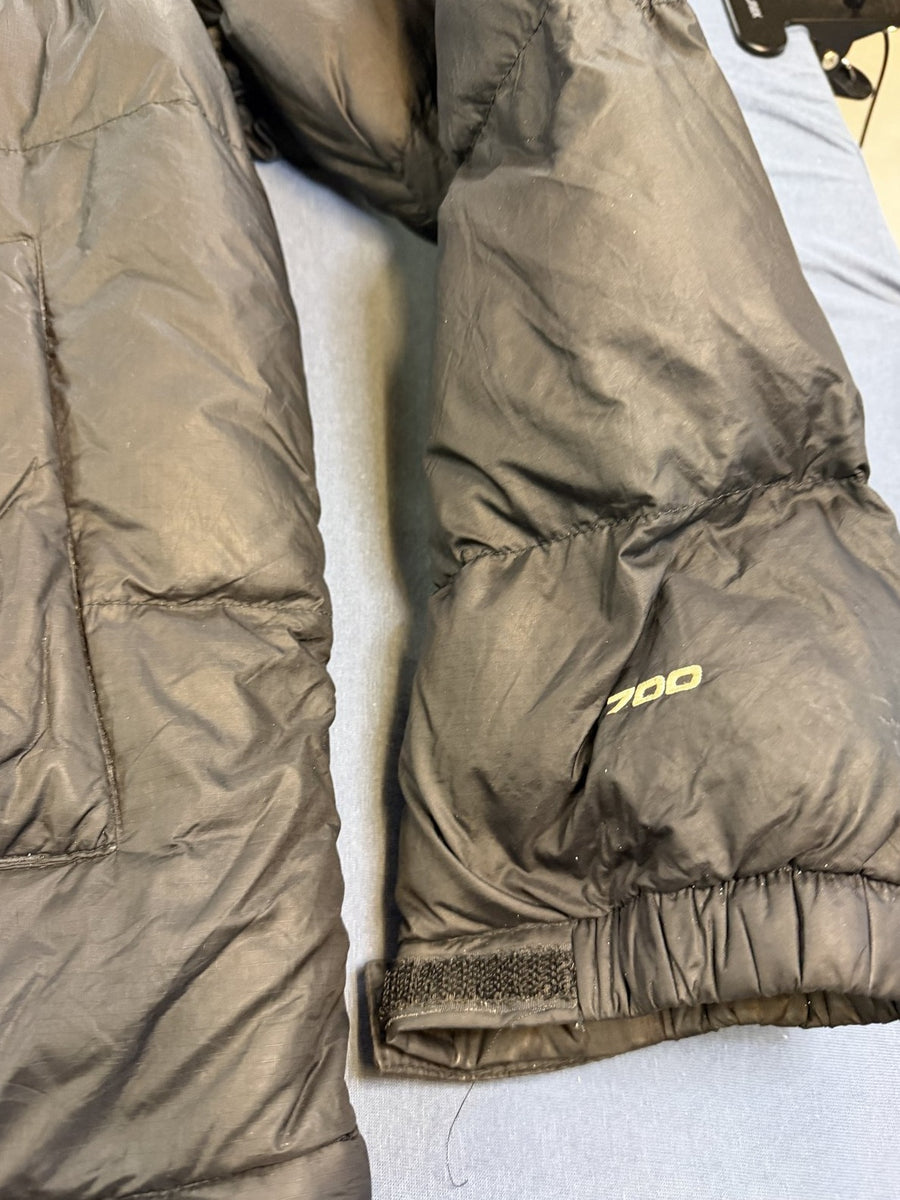 Zwarte donsjas The North Face (gewatteerd winterjack / puffer), maat XL, 700 fill dons