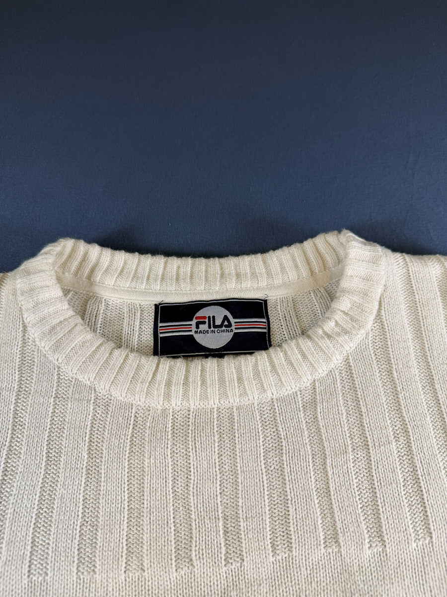 Fila Trui wit print