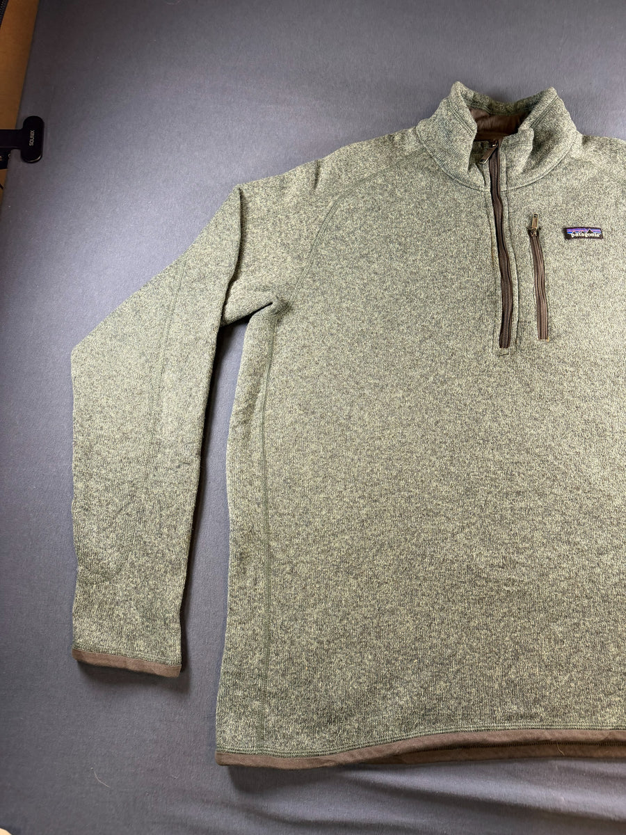 Patagonia Better Sweater trui groen/ lichtblauw gemêleerd heren maat XL pullover gebreid