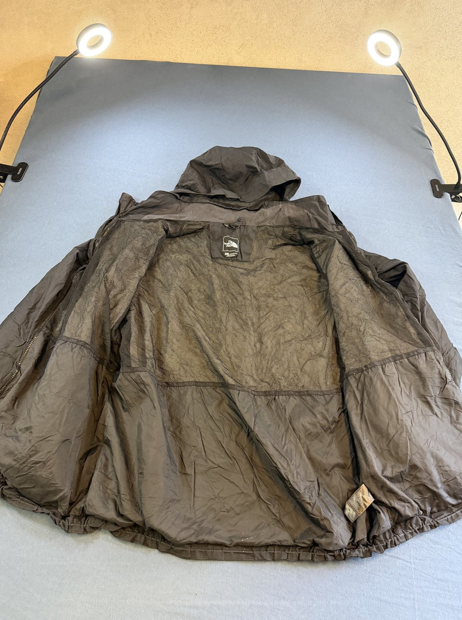 Zwarte HyVent regenjas van The North Face (windjack), maat XL