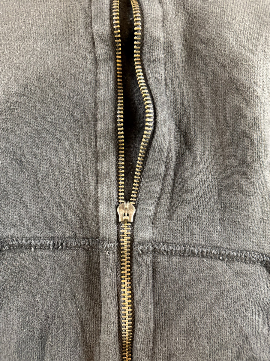 Polo Ralph Lauren hoodie met rits zwart heren maat M katoen sweatvest ritsvest vintage