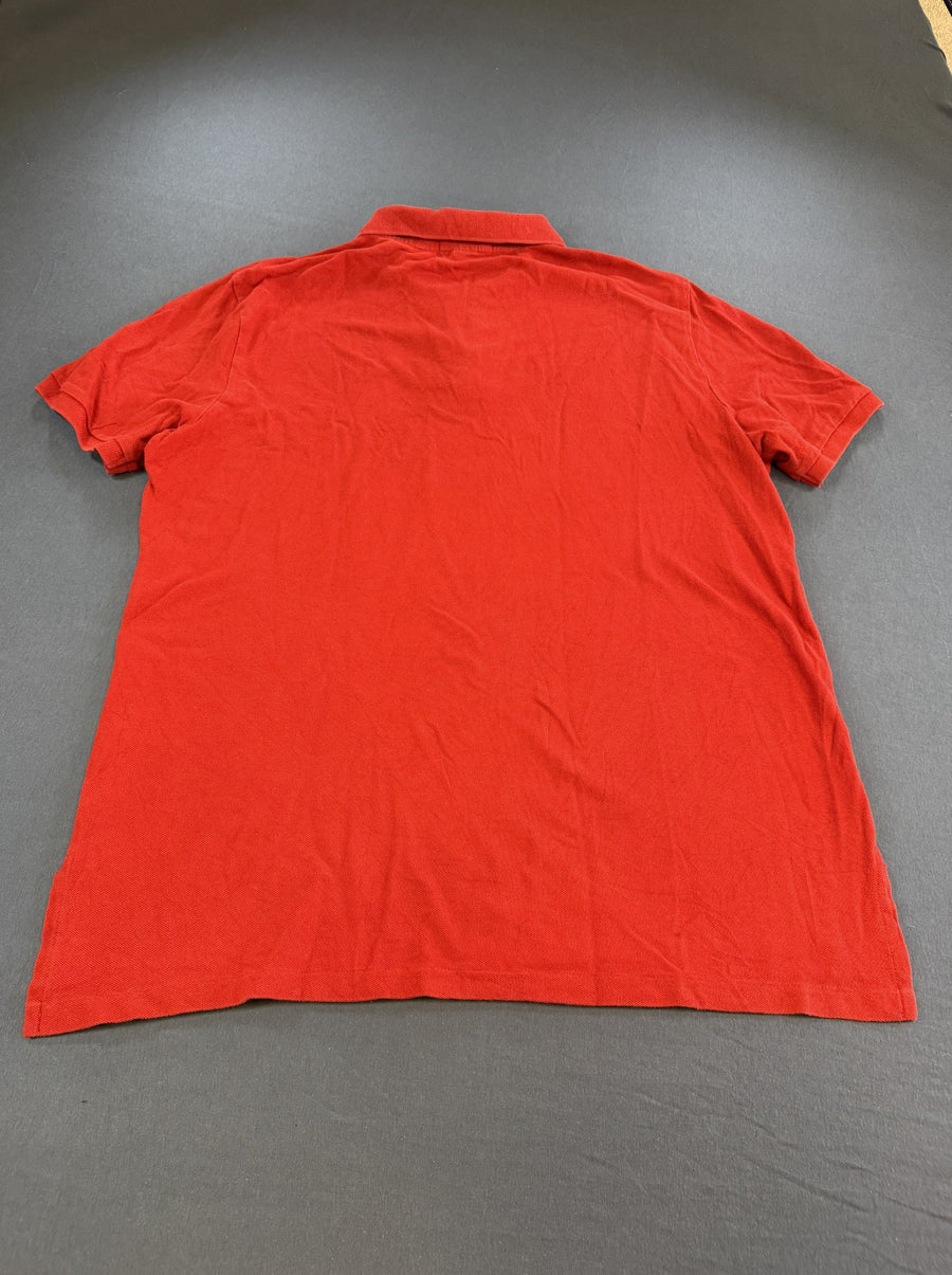 Rood rugbyshirt Polo Ralph Lauren (poloshirt / collegetrui), maat XL