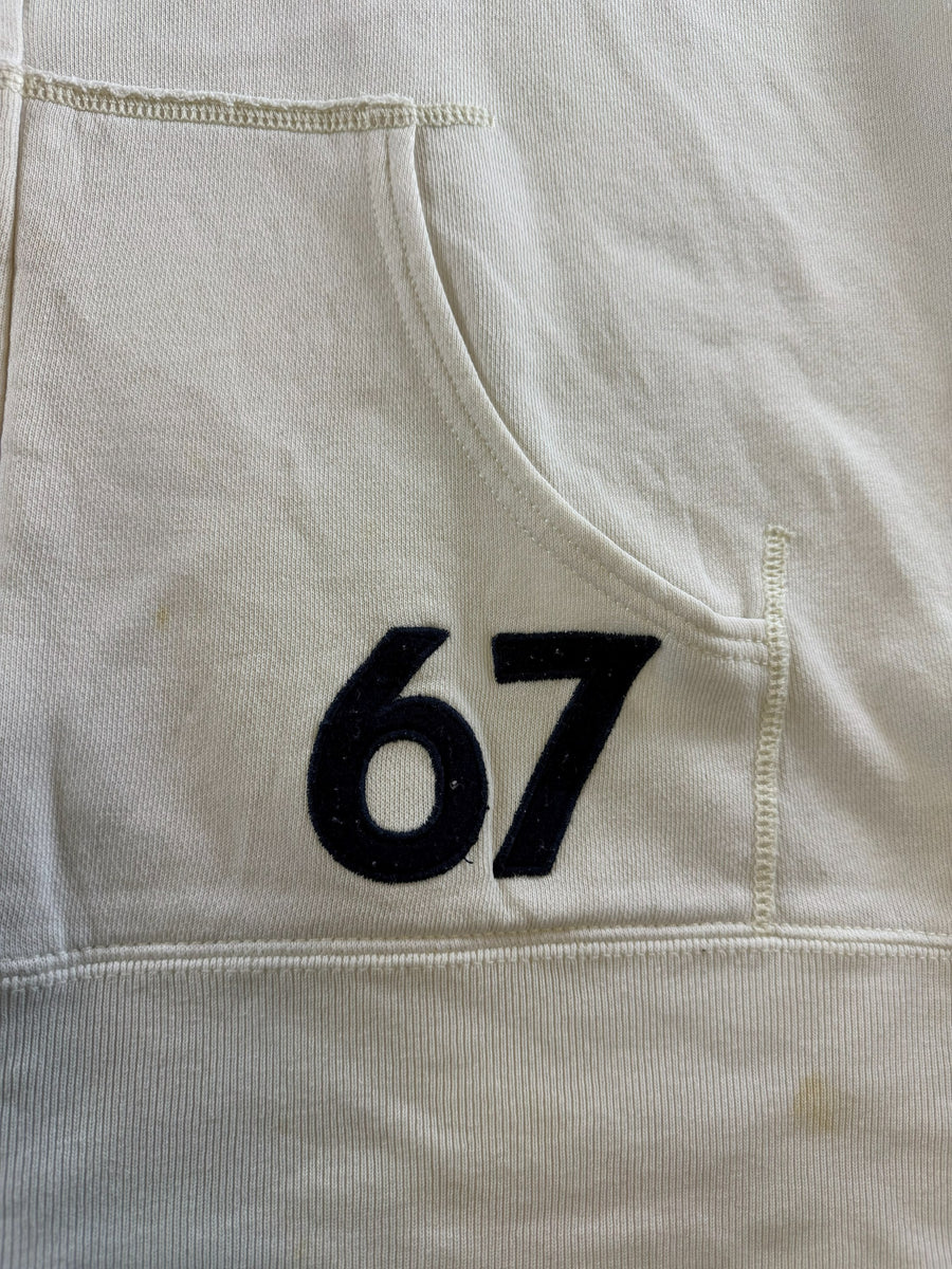 Ralph Lauren Hoodie met rits wit print