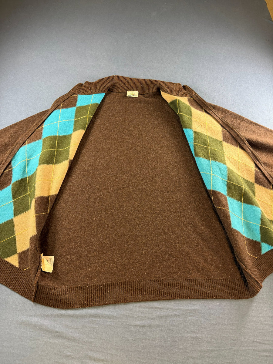 Lacoste Vest bruin geruit