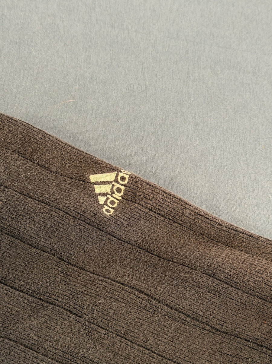 Zwarte adidas sweater met ritskraag (quarter-zip / ritstrui), maat S