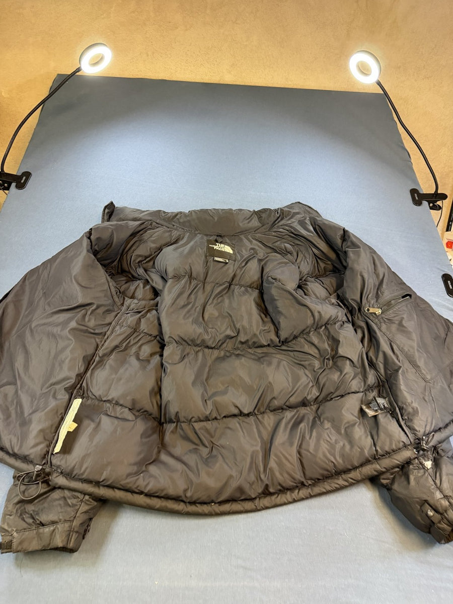 Zwarte donsjas The North Face (gewatteerd winterjack / puffer), maat XL, 700 fill dons