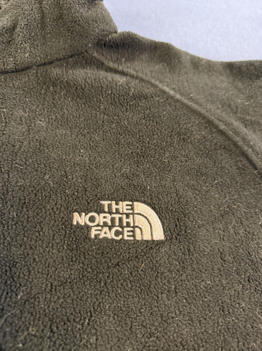 Zwart fleecevest (fleecetrui) van The North Face met doorlopende rits