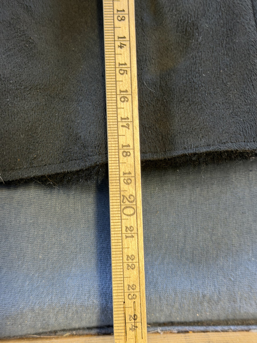 Zwarte Afghaanse jas dames (lammy coat / penny coat) maat L