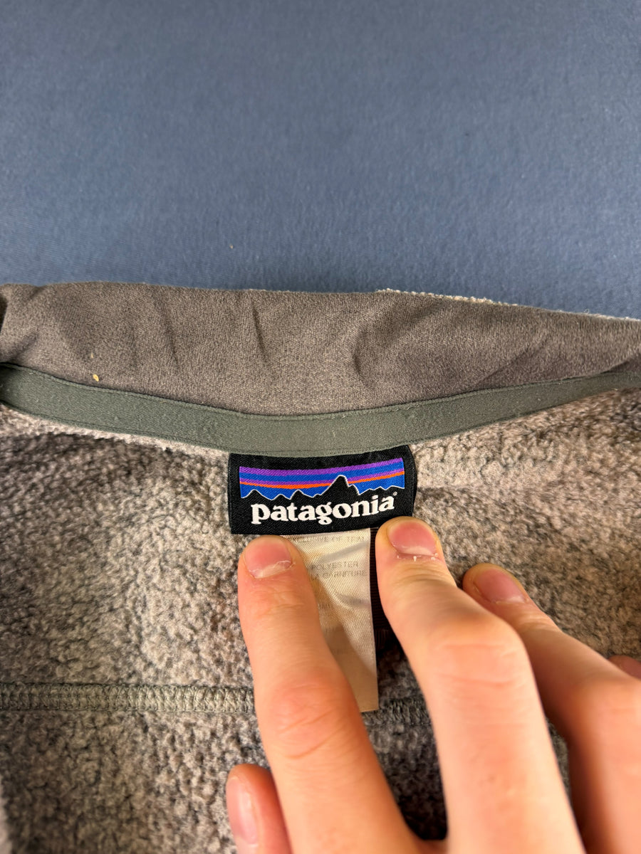 Patagonia sweater grijs heren maat M sweatshirt trui crewneck vintage