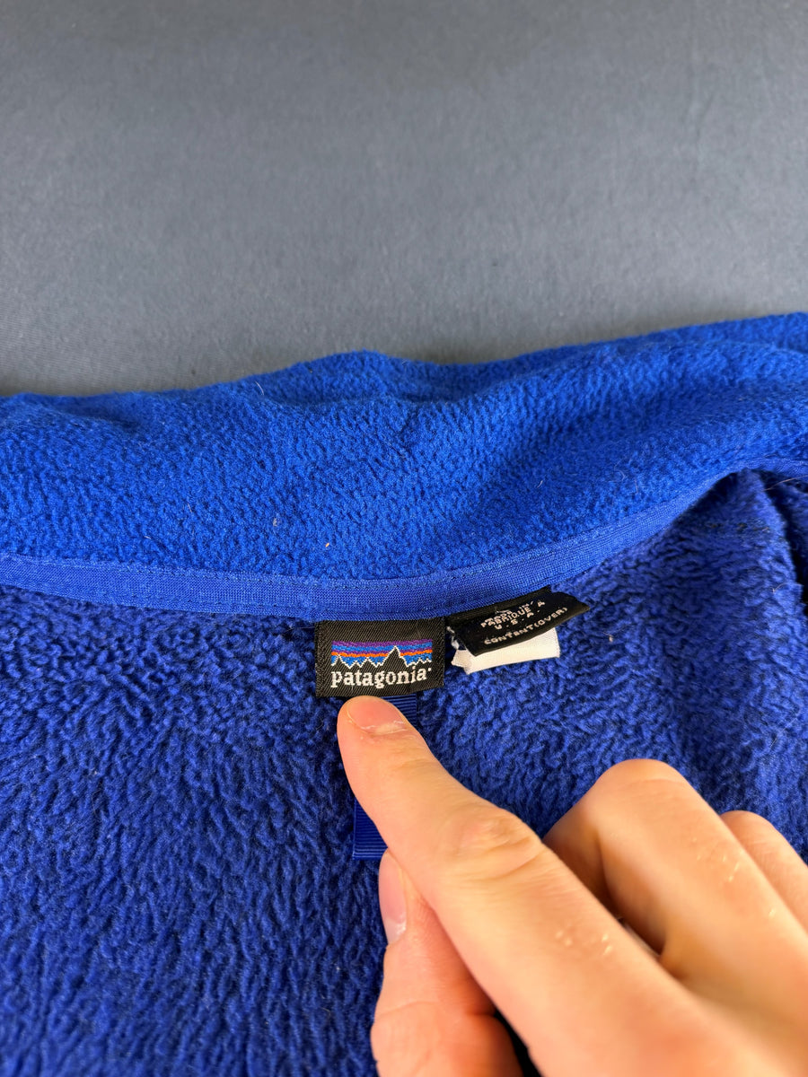 Patagonia fleece vest blauw heren maat L fleecevest fleecejack