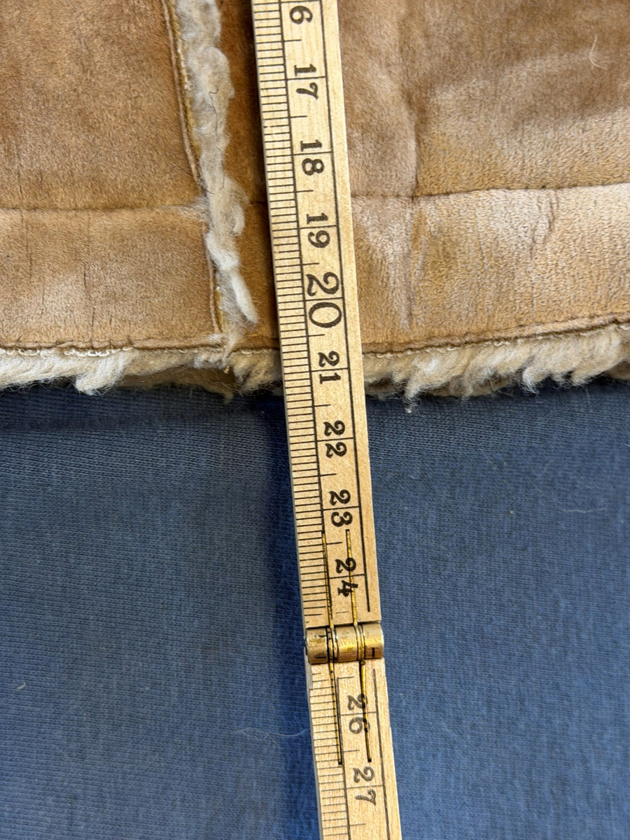 Vintage Dressing Afghaanse jas bruin dames maat L