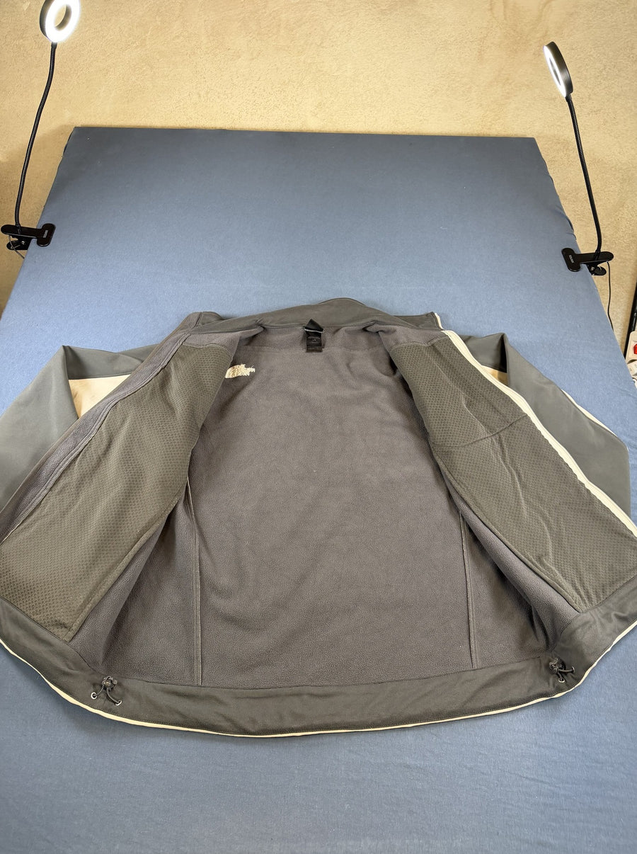 Wit heren jack (softshell outdoorjas / windjack), The North Face Apex Bionic, maat L