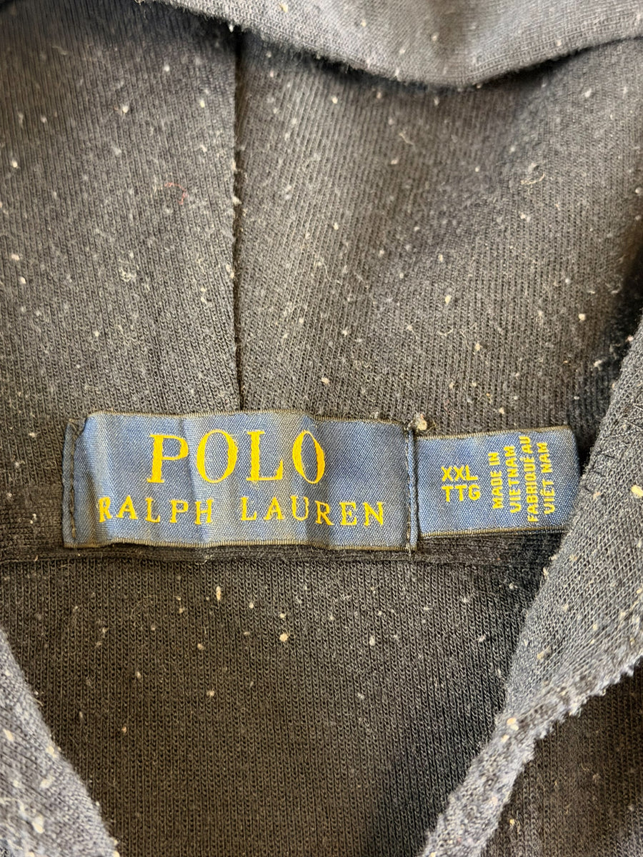Polo Ralph Lauren Hoodie met rits blauw gemêleerd