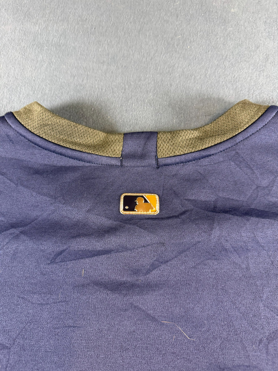 Nike Sportshirt grijs Milwaukee Brewers