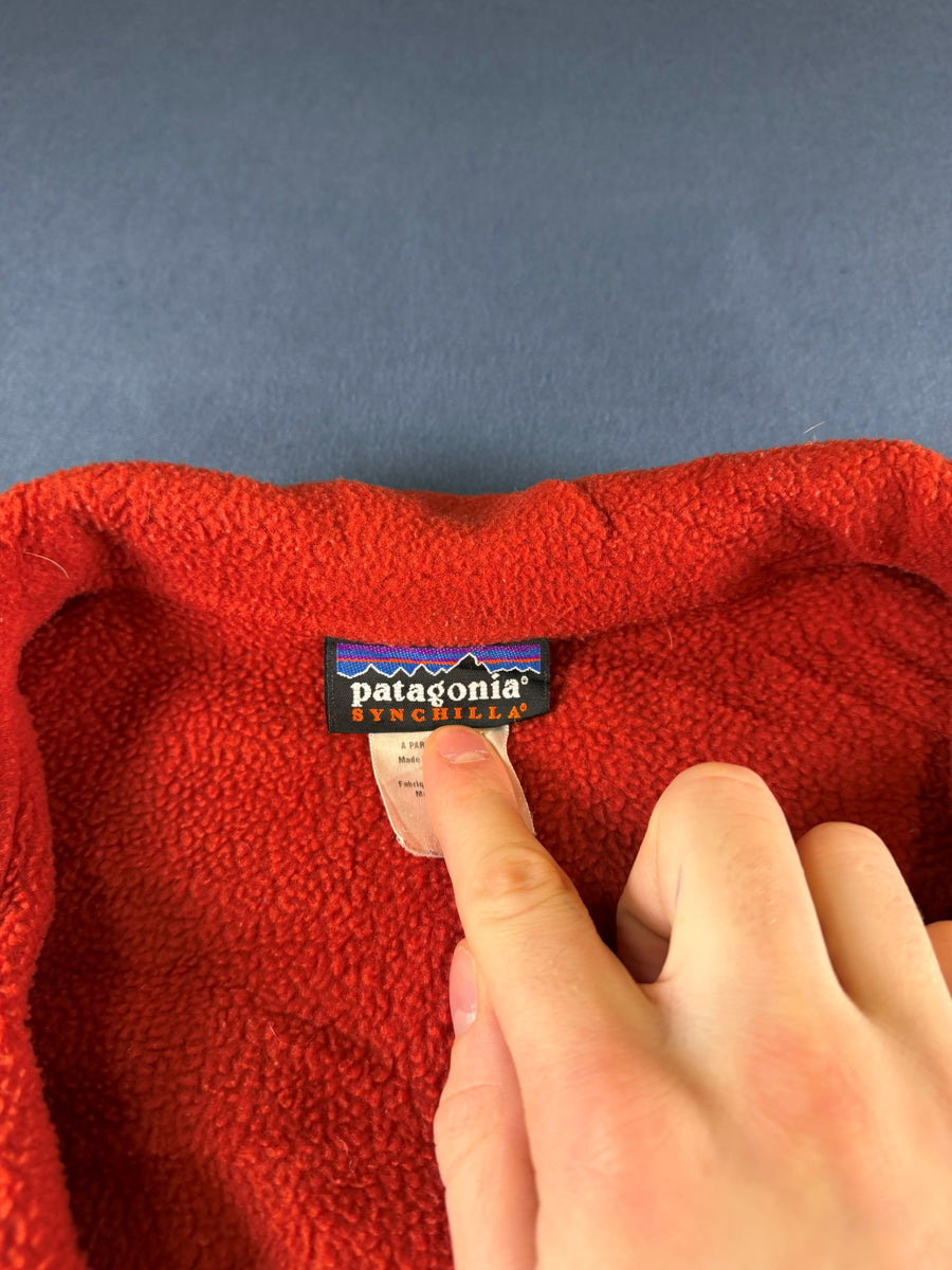 Patagonia Fleece vest rood