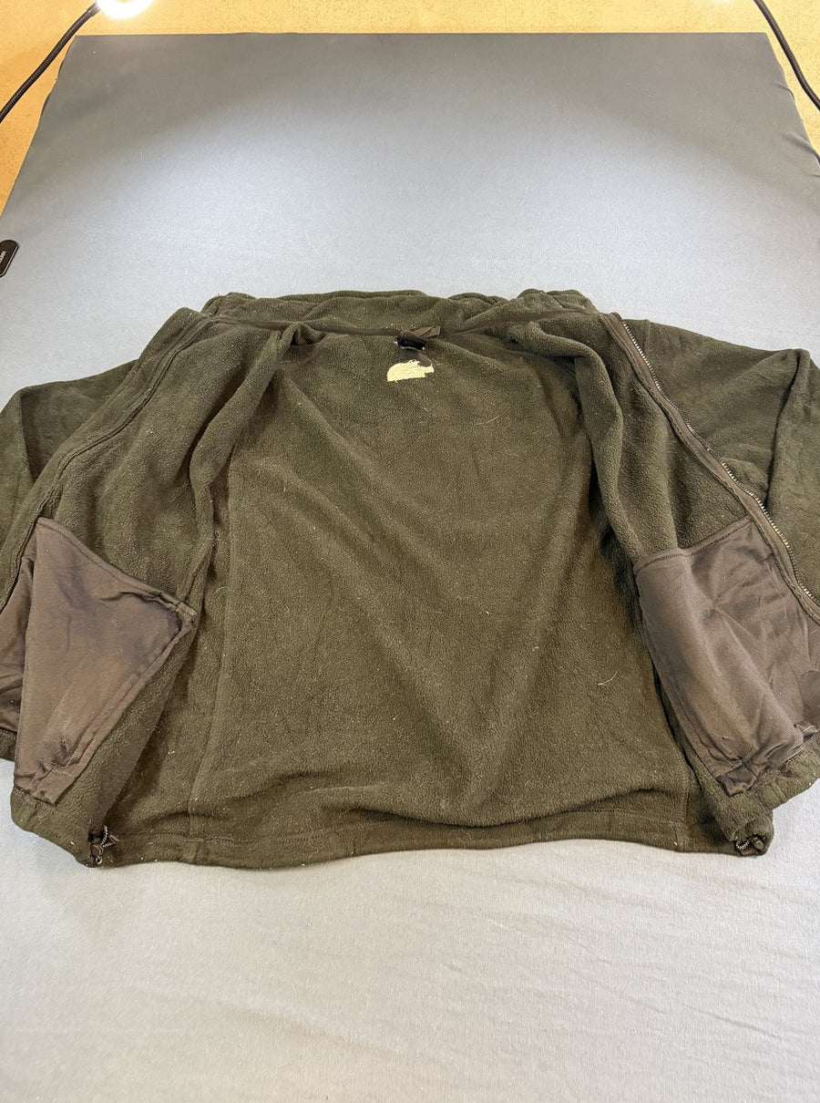 Zwart fleecevest (fleecetrui) van The North Face met doorlopende rits