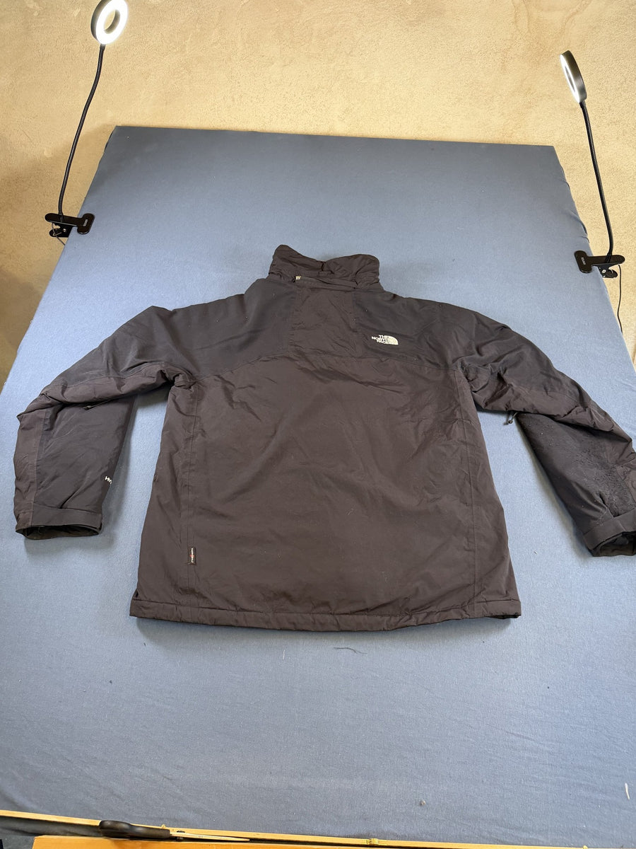 Zwarte The North Face HyVent jas heren maat M (gewatteerde winterjas / outdoorjas)