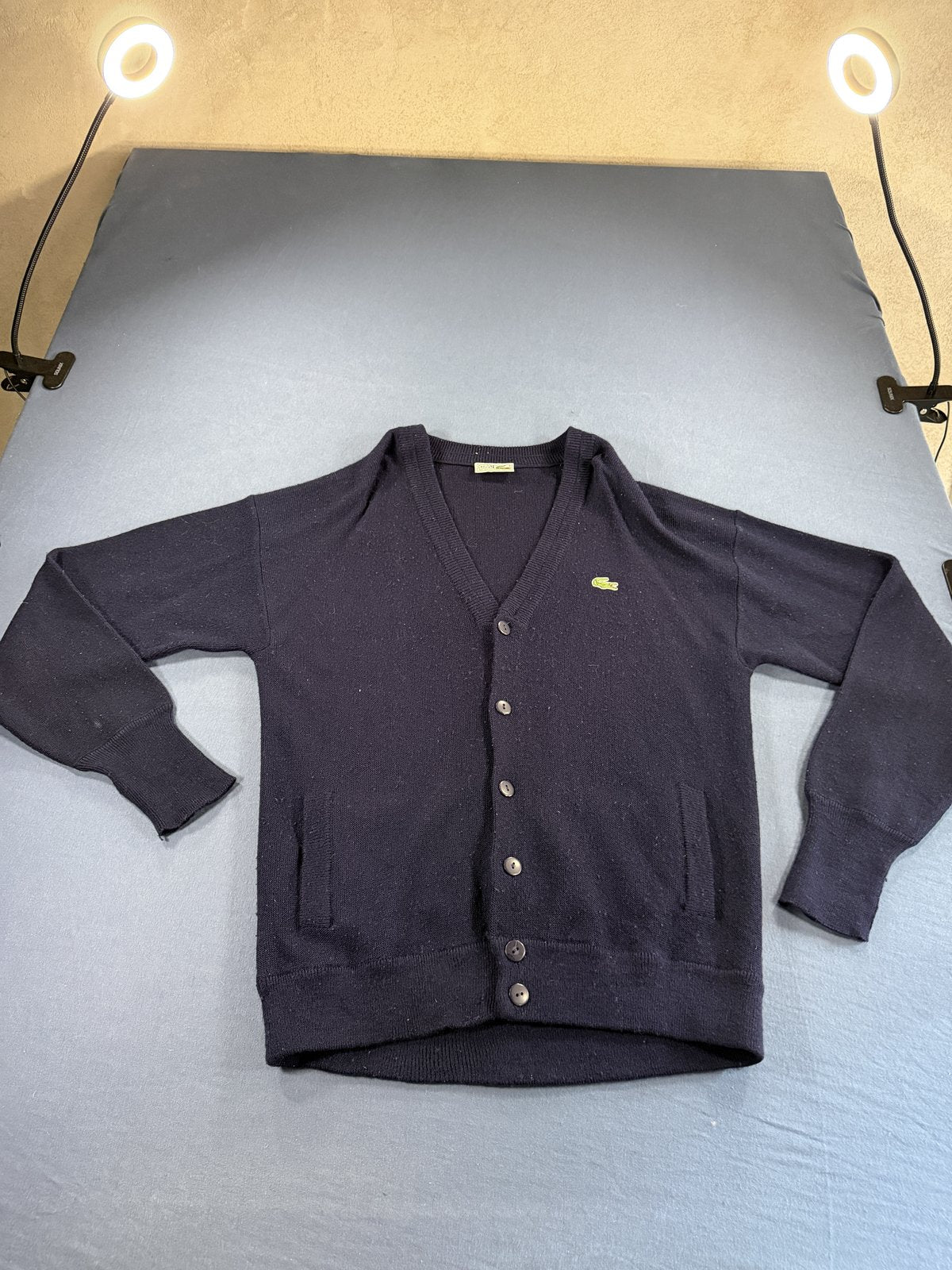 Lacoste vest heren maat M cardigan knoopvest trui